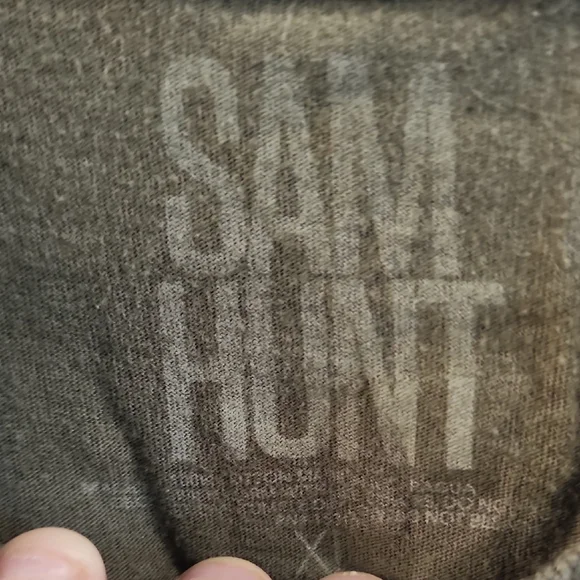 Gray Graphic T-Shirt with Yellow Print - Picture 2 of 3